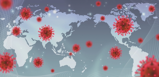 世界に広がるコロナウイルス感染